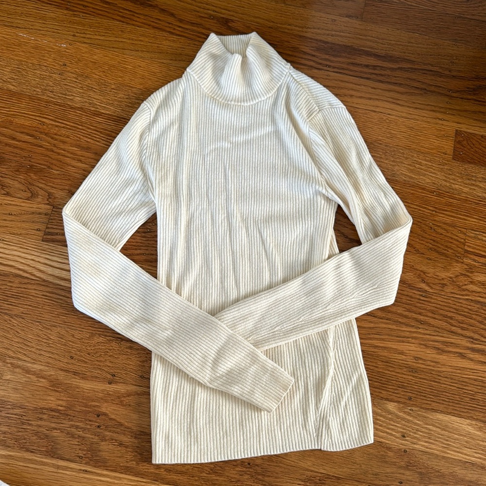 AYR Ribbed Turtleneck Sweater